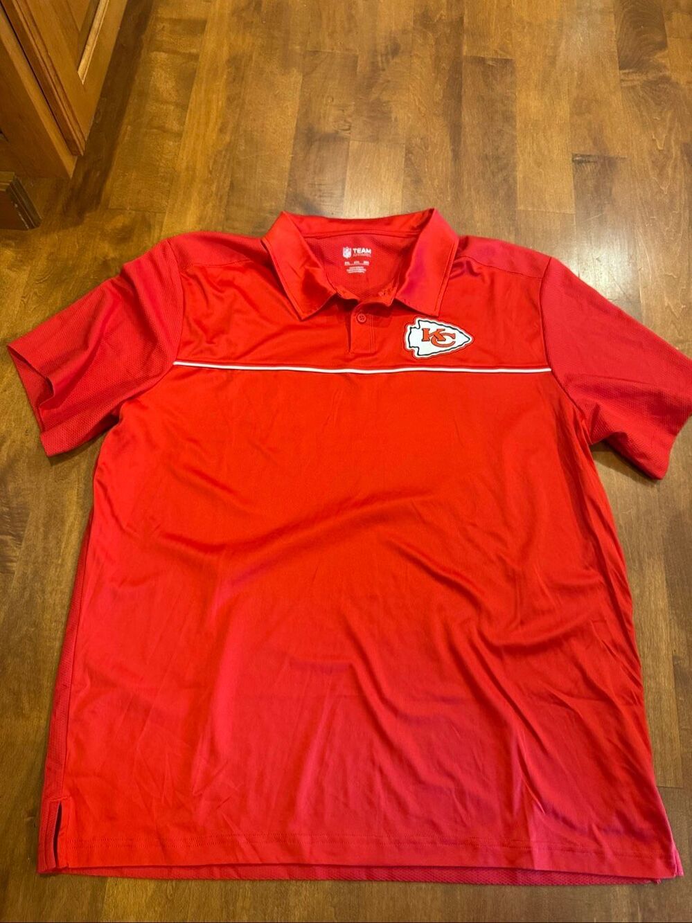 Kansas City Chiefs NFL Team Apparel Men’s 2XL Red Performance Polo Shirt